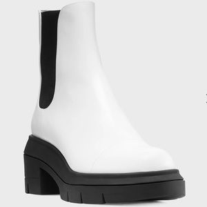 🆕Stuart Weitzman Norah Leather Chelsea Booties